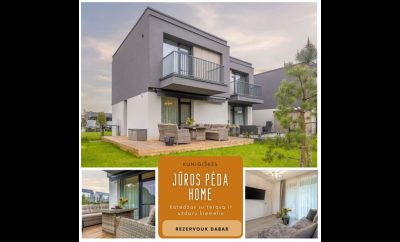 Jūros Pėda Home – Stilingas kotedžas su terasa Kunigiškėse / Hello Sea homes
