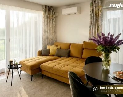 „Saulė ošia“ Jaukūs apartamentai Kunigiškiuose – ramybė ir poilsis prie jūros