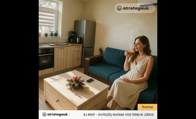 RJ Rent kotedžai Šventojoje – poilsis 150 m nuo jūros