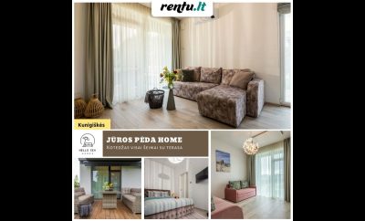 Jūros Pėda Home / by Hello Sea homes – Kotedžas su terasa Kunigiškėse