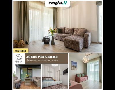 Jūros Pėda Home / by Hello Sea homes – Kotedžas su terasa Kunigiškėse