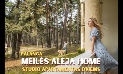 Romantiškas poilsis Palangoje – Studio apartamentas dviems prie jūros