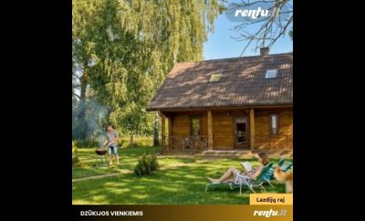 ✨ Dzūkijos vienkiemis – nuoma poilsiui ir šventėms prie ežerų