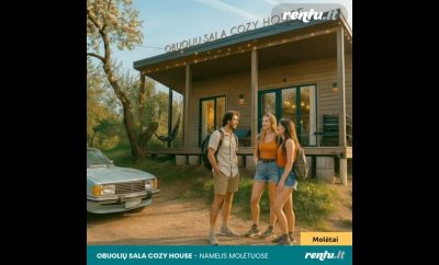 Obuolių Sala COZY HOUSE – namelis poilsiui prie ežero, Molėtuose