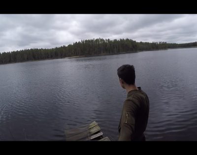 Žygis Labanoro mišku (nakvynė hamake, geriam ežero vandenį)