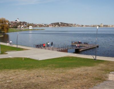 Masčio ežero pakrantė