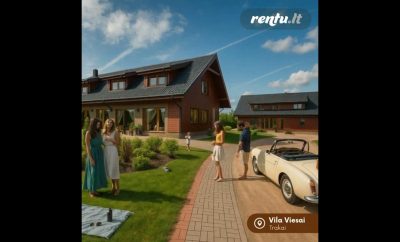 Vila Viesai – unikali sodyba ypatingoms progoms ant ežero kranto Trakuose.