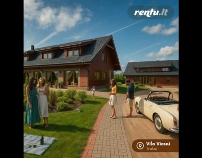 Vila Viesai – unikali sodyba ypatingoms progoms ant ežero kranto Trakuose.