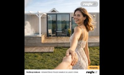 Poilsio namelio nuoma su kubilu netoli Klaipėdos