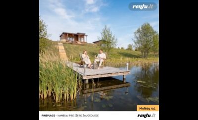 Pineplace nameliai – Poilsis nameliuose prie ežero su kubilu