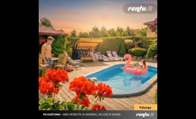 Palanga apartamentai su baseinu | Poilsis prie jūros