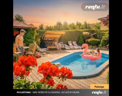 Palanga apartamentai su baseinu | Poilsis prie jūros