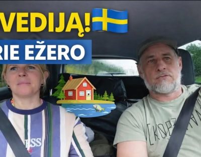 Išvykstame į Švediją 🇸🇪 Poilsis prie ežero vasarnamyje prasideda