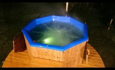 Sodyba su kubilu, pirtimi – kubilas su povandeninėmis vandens srovėmis ir apšvietimu ANTALAKAJA :)