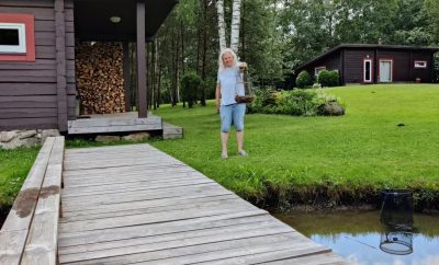 Alių balos gėrybės. Vytautas ir vėžiai.#čiairdabar #vasara #vėžiavimas #vėžia…