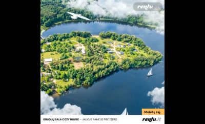 Obuolių Sala COZY HOUSE – Namelio nuoma prie ežero Molėtų rajone