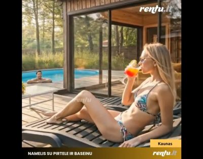 Miško slėnis – privatus namukas su pirtele ir baseinu šalia Kauno