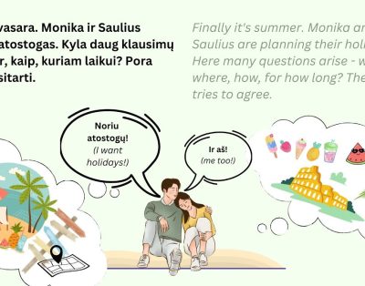 Vasaros atostogos – Practice Lithuanian as a foreign language with a story about summer holidays