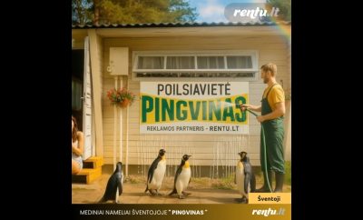 Poilsis pušyne Šventojoje | Mediniai nameliai „Pingvinas“