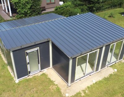 Aukštos kokybės moduliniai namai tinkami gyventi žiemą ir vasarą