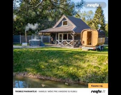 Romantinė nakvynė gamtoje 🌲 Jacuzzi, pirtis, poilsis dviem netoli Kauno