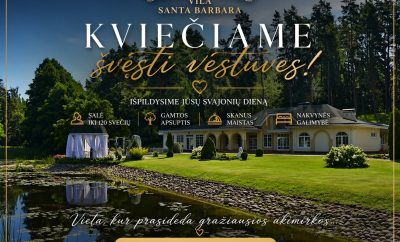 Kviečiame švęsti vestuves Vila „Santa Barbara“Elegantiška salė, gamtos apsupt…