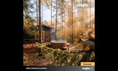 🌲 Romantiškas savaitgalis miške su kubilu