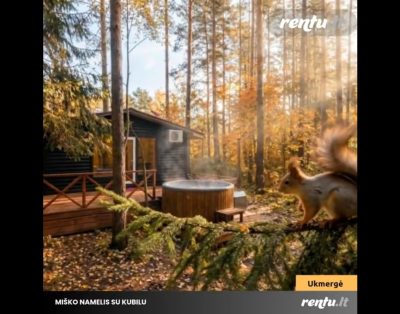 🌲 Romantiškas savaitgalis miške su kubilu