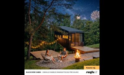 Pabėgimas į gamtą | Namelio nuoma dviem | Blackview Cabin