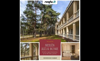 Meilės alėja Home – Studio apartamentas dviems prie jūros / By Hello Sea Home