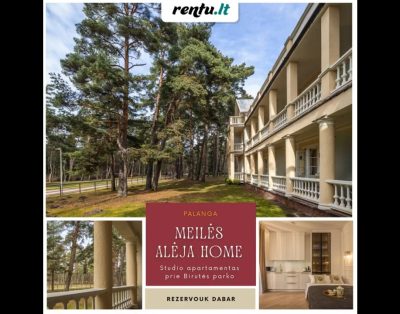 Meilės alėja Home – Studio apartamentas dviems prie jūros / By Hello Sea Home