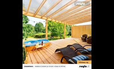 Namelio nuoma su jacuzzi ir pirtimi netoli Vilniaus | Romantiškas poilsis dviem Kvapai ir Sapnas