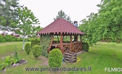 16 vietų namelis su kubilu ir pirtimi prie Baltosios Ančios upės – www.pinciukobaidares.lt
