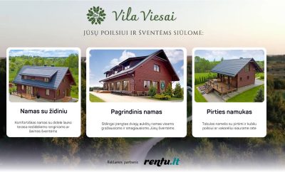 Vila Viesai – Komfortiška sodyba poilsiui, šventėms ar renginiams Trakų rajone.