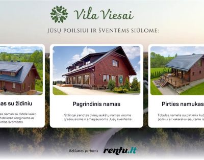 Vila Viesai – Komfortiška sodyba poilsiui, šventėms ar renginiams Trakų rajone.