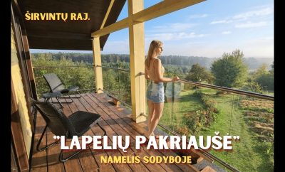 Namelis sodyboje „Lapelių pakriaušė” – Poilsis gamtoje Lietuvoje su pirtimi