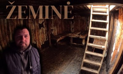Atradimai miške: partizanų žeminė, medžiotojų namelis.
