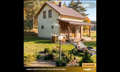 Namas su pirtimi ir kubilu netoli Druskininkų