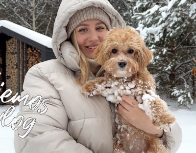 vlog ❄️ žiemos BBQ, namelis miške, įdomiausias knygynas 🙌🏼