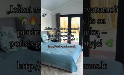 Namukas dviems su sauna gamtoje Ukmergės rajone