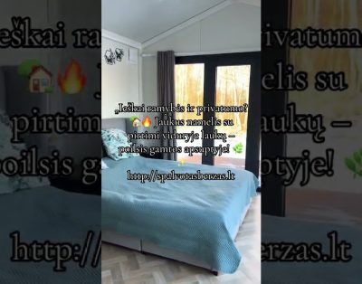Namukas dviems su sauna gamtoje Ukmergės rajone