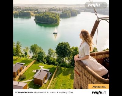 Volungė House | SPA namelis su kubilu prie ežero Alytaus rajone