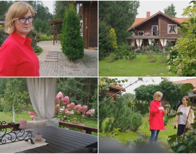 Sostinę į gyvenimą pamiškėje iškeitusi moteris stebina išskirtine sodyba: sukūrė rojaus vertą vietą