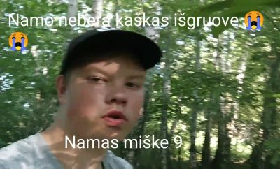 Namas miške 9 nebera išgriautas