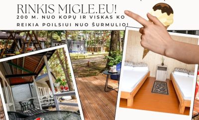 Artėja penktadienis ir ieškai kur apsistoti pajūryje? Rinkis Poilsio nameliai Šv…