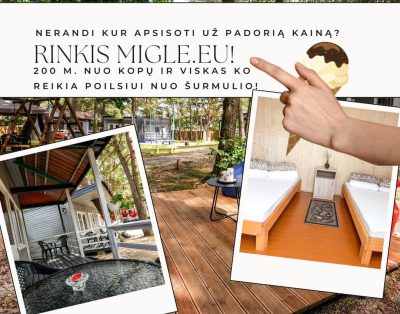 Artėja penktadienis ir ieškai kur apsistoti pajūryje? Rinkis Poilsio nameliai Šv…