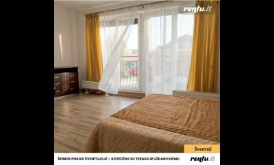 Poilsis Šventojoje prie jūros | Erdvaus kotedžo nuoma iki 10 asm.