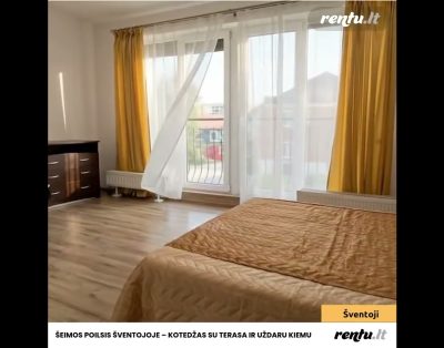 Poilsis Šventojoje prie jūros | Erdvaus kotedžo nuoma iki 10 asm.