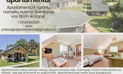 Kviečiame poilsiui į Šventają :)
Mus ir jūrą skiria tik koposDraugiški auginti…