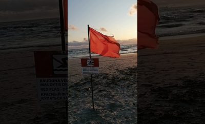 Ką, ir vėl raudona?! 🚫🏊‍♂️🚩🌊↩️ Šventoji